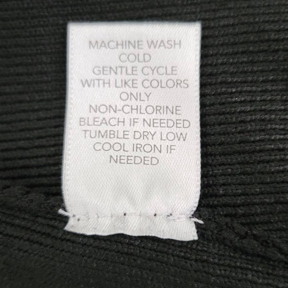 CJ Banks Women's Open Front Cardigan Black w/Red/Cream Panels on Front Size 2X - Picture 11 of 11